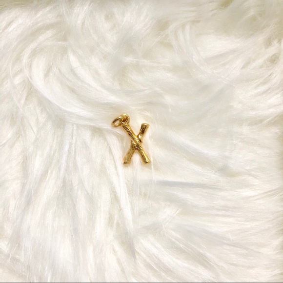 Celine Jewelry - CELINE Mini X Alphabet Pendant